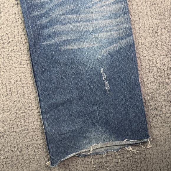 Vintage Y2K Ed Hardy Jeans 38x30 Christian Audigier Embroidered Skull Baggy - Picture 9 of 16